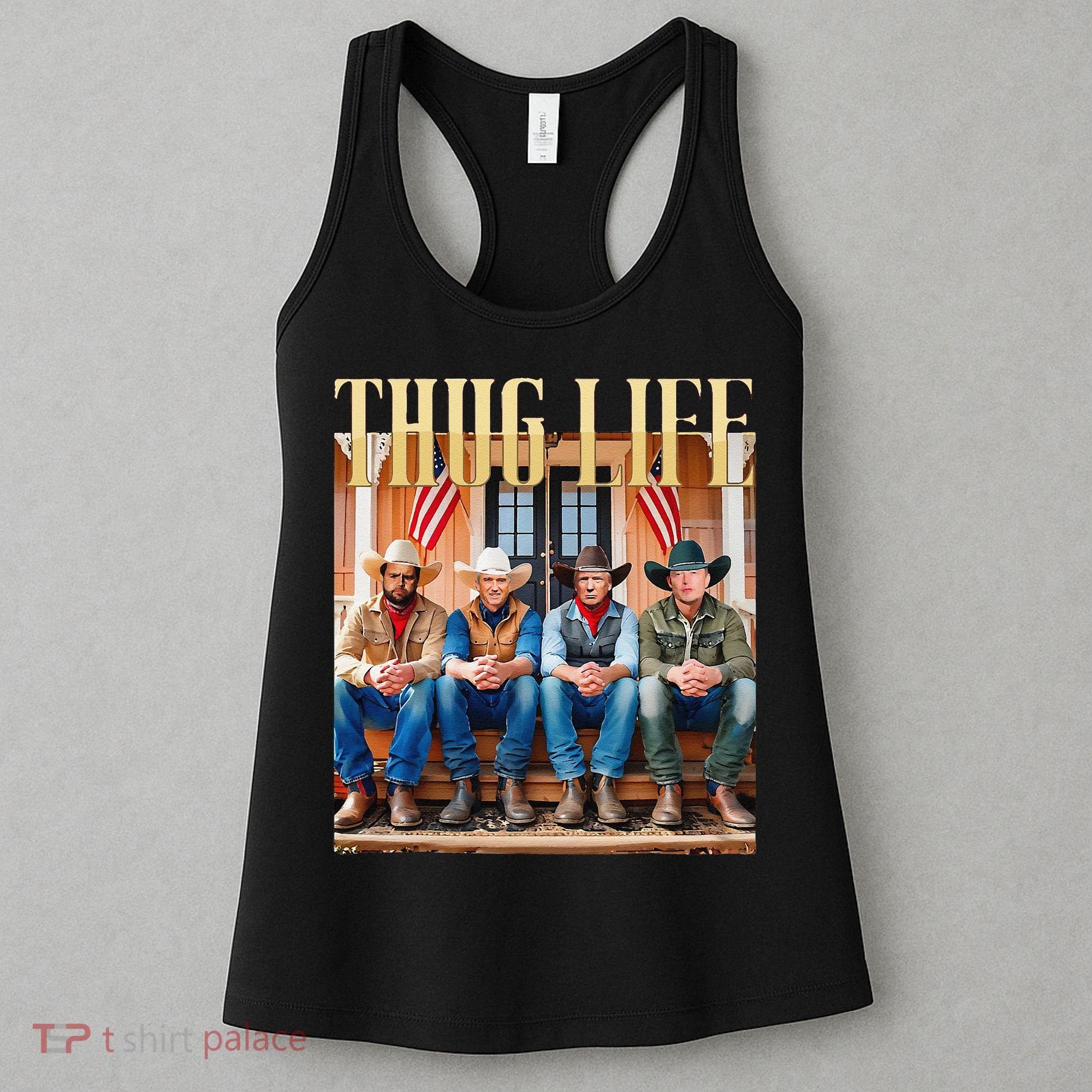 Thug Life Trump Vance Kennedy Elon Women's Tank Top