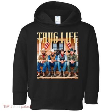 Thug Life Trump Vance Kennedy Elon Toddler Hoodie