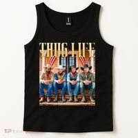 Thug Life Trump Vance Kennedy Elon Tank Top thumb 2