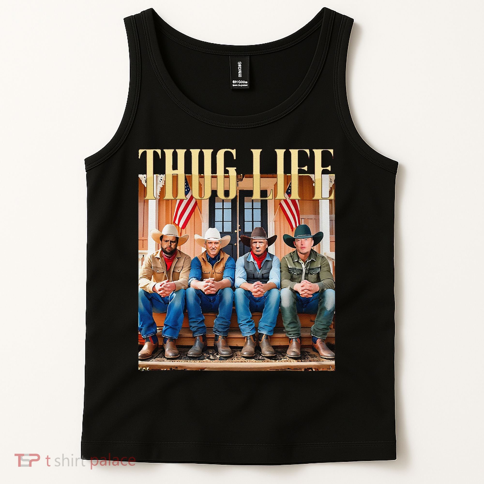 Thug Life Trump Vance Kennedy Elon Tank Top