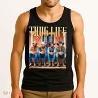 Thug Life Trump Vance Kennedy Elon Tank Top thumb 3