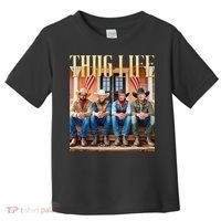 Thug Life Trump Vance Kennedy Elon Toddler T-Shirt thumb 0
