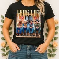 Thug Life Trump Vance Kennedy Elon Women's T-Shirt thumb 2
