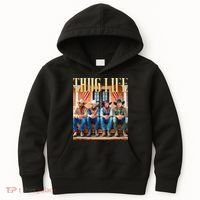 Thug Life Trump Vance Kennedy Elon Kids Hoodie thumb 0