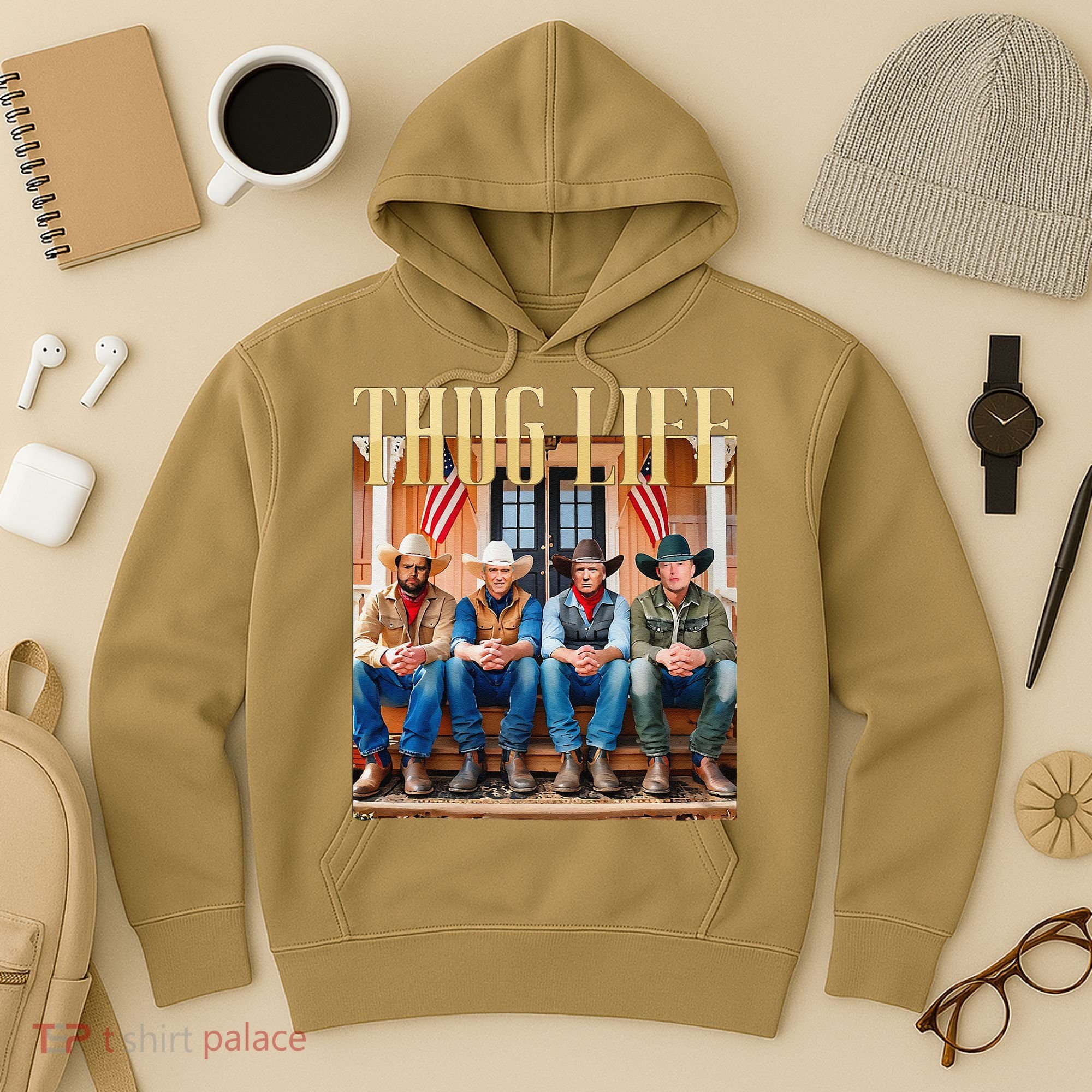 Thug Life Trump Vance Kennedy Elon Hoodie