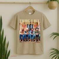 Thug Life Trump Vance Kennedy Elon T-Shirt thumb 2