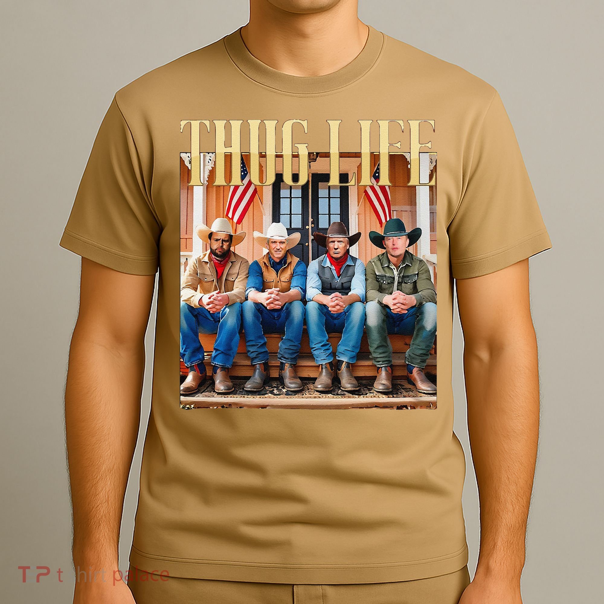 Thug Life Trump Vance Kennedy Elon T-Shirt