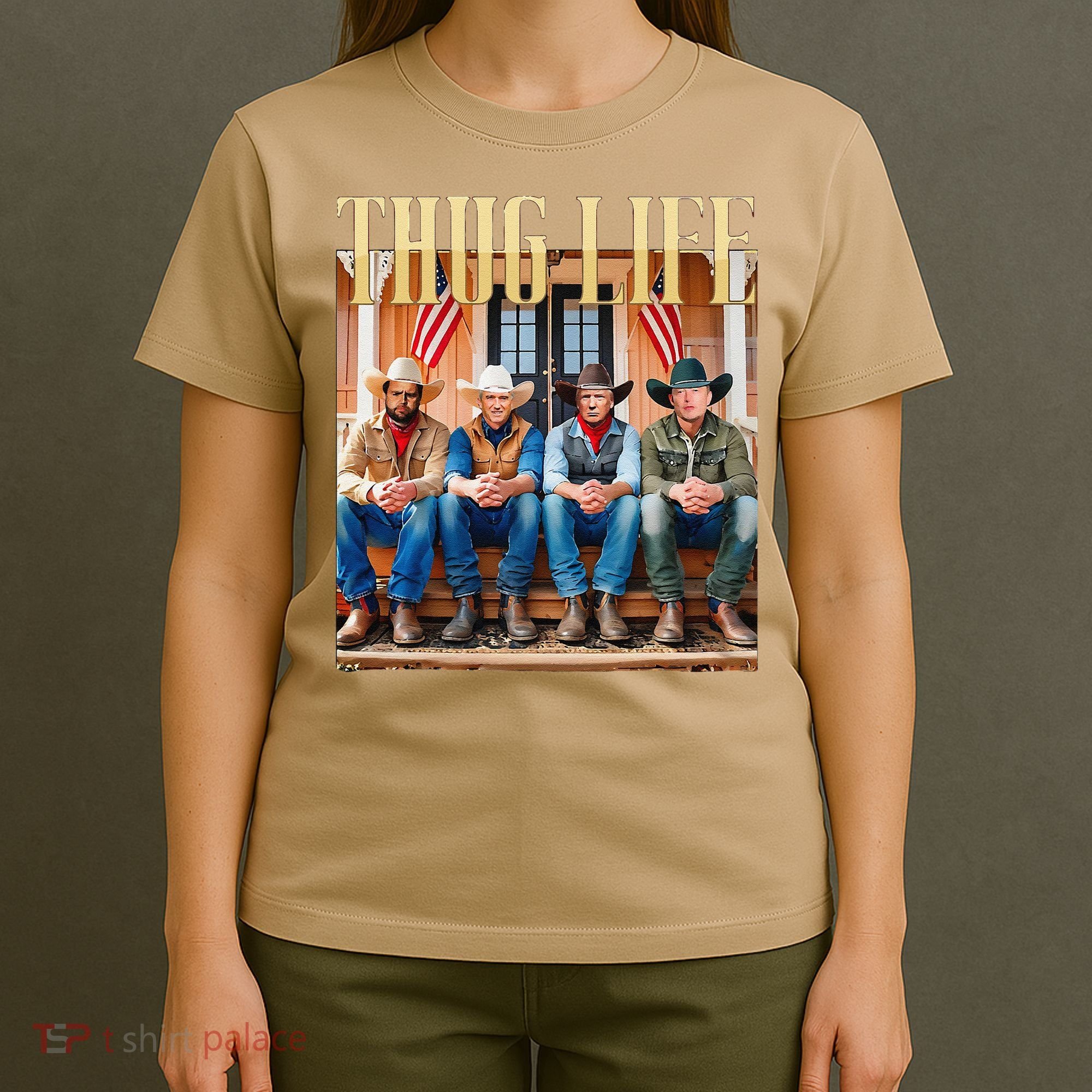 Thug Life Trump Vance Kennedy Elon T-Shirt