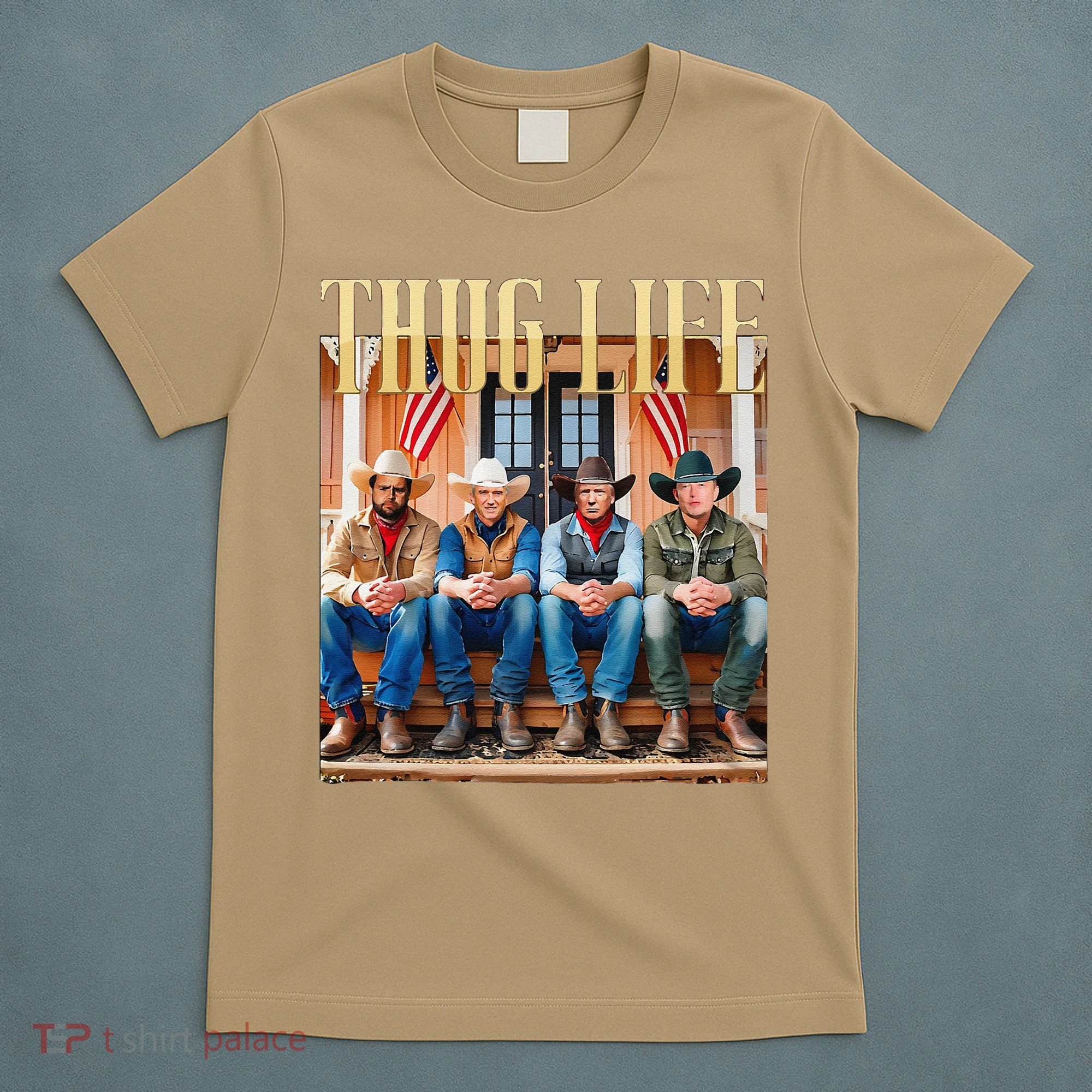 Thug Life Trump Vance Kennedy Elon T-Shirt