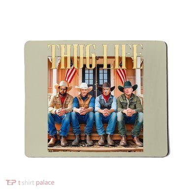 Thug Life Trump Vance Kennedy Elon Mousepad