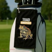 Toads Lovers Toad Whisperer Golf Towel thumb 2