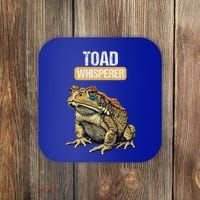 Toads Lovers Toad Whisperer Coaster thumb 0