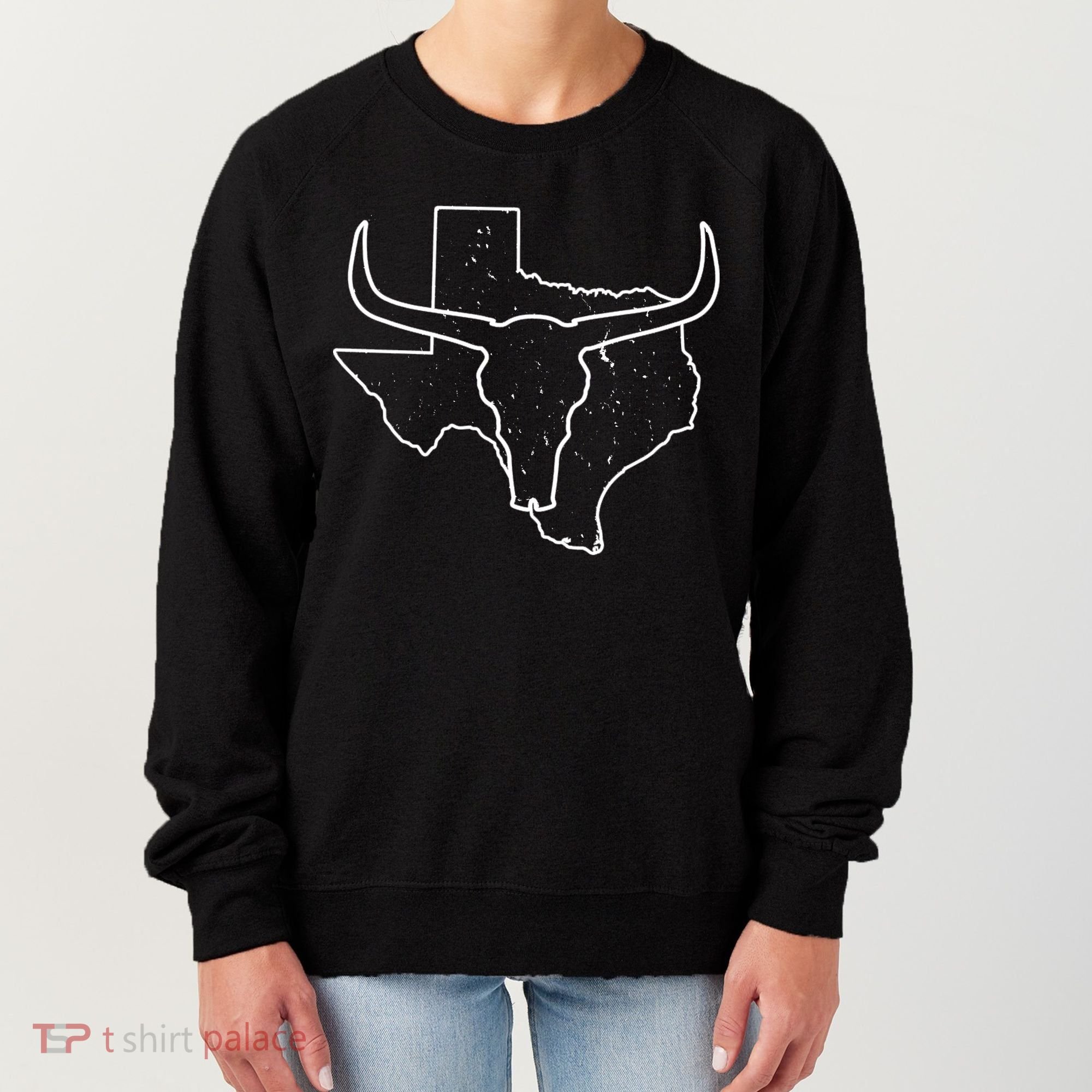 Texas Bull Horns Women's Sweatshirt