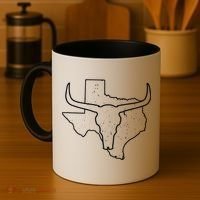 Texas Bull Horns Coffee Mug thumb 4