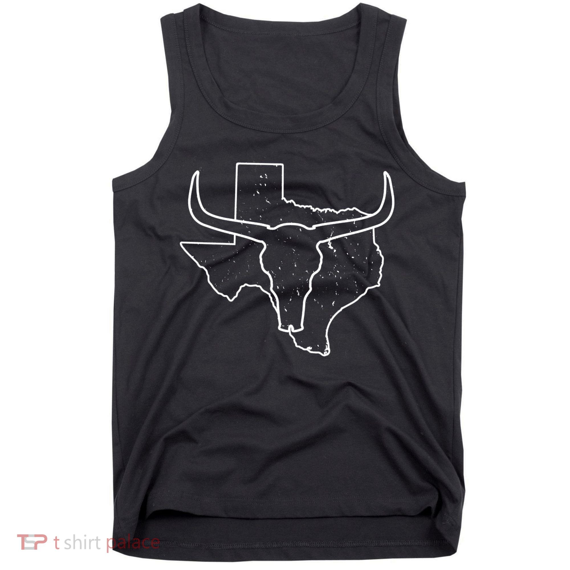 Texas Bull Horns Tank Top