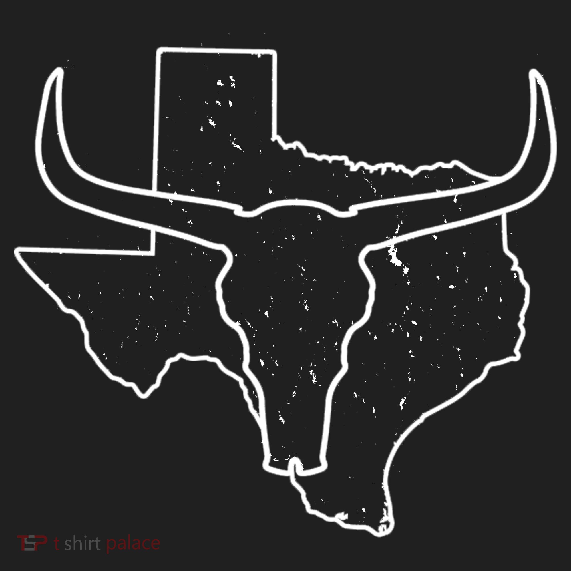 Texas Bull Horns Golf Towel