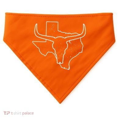 Texas Bull Horns USA-Made Doggie Bandana