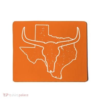 Texas Bull Horns Mousepad