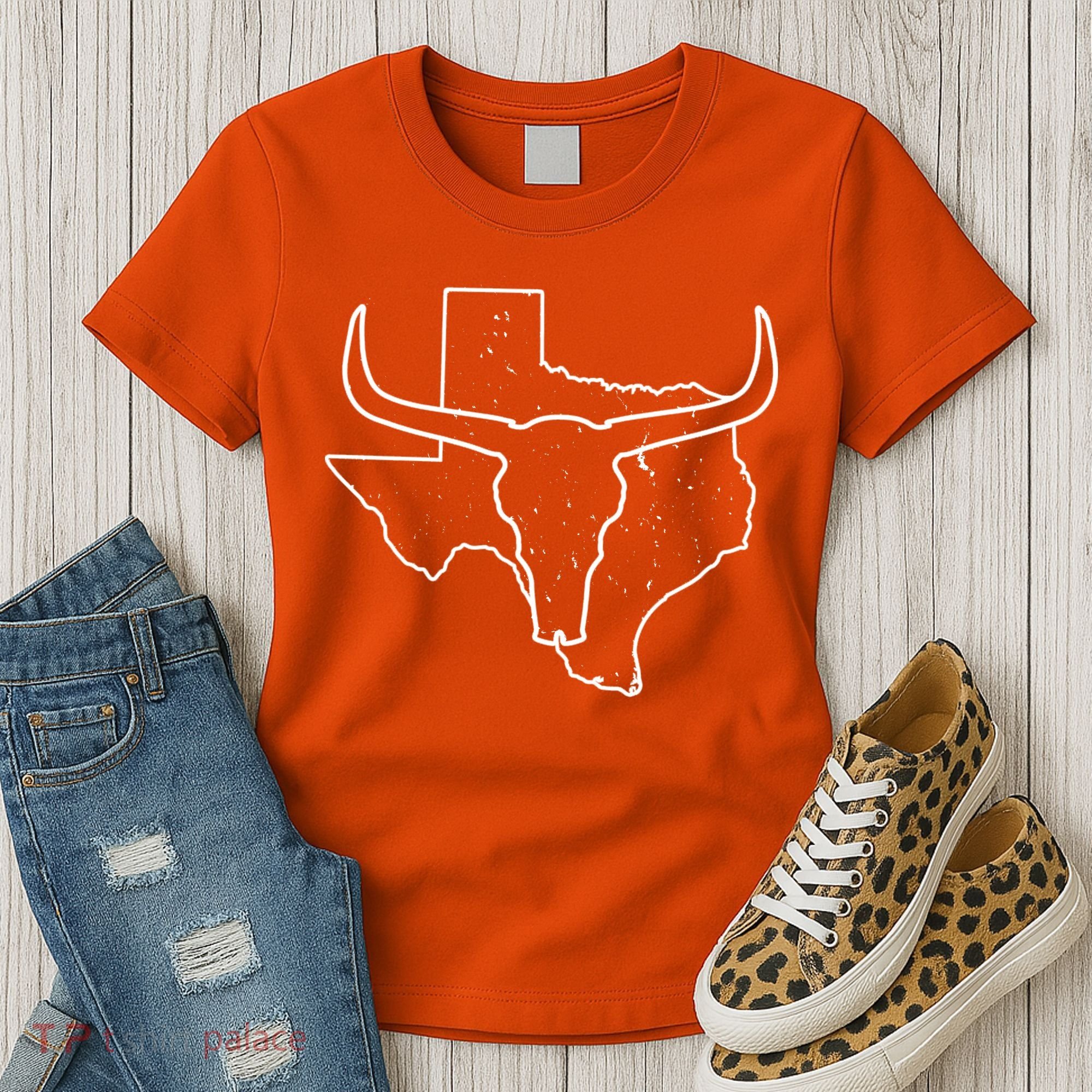 Texas Bull Horns Women's T-Shirt