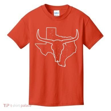 Texas Bull Horns Kids T-Shirt