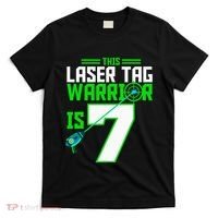This Laser Tag Warrior Is 7 Gaming Birthday Party T-Shirt thumb 0