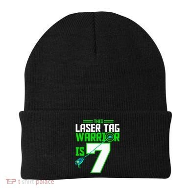 This Laser Tag Warrior Is 7 Gaming Birthday Party Beanie