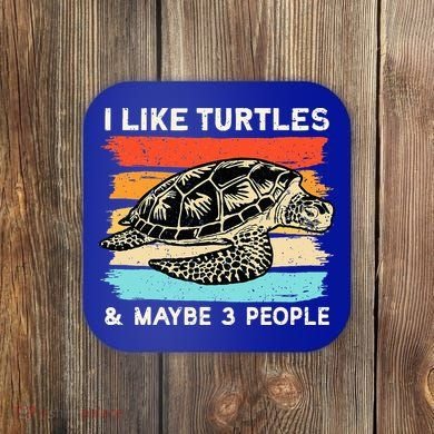 Turtle Lover, Turtle Art, Types Turtle, Turtle  Coaster