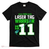 This Laser Tag Warrior Is 11 Gaming Birthday Party T-Shirt thumb 0