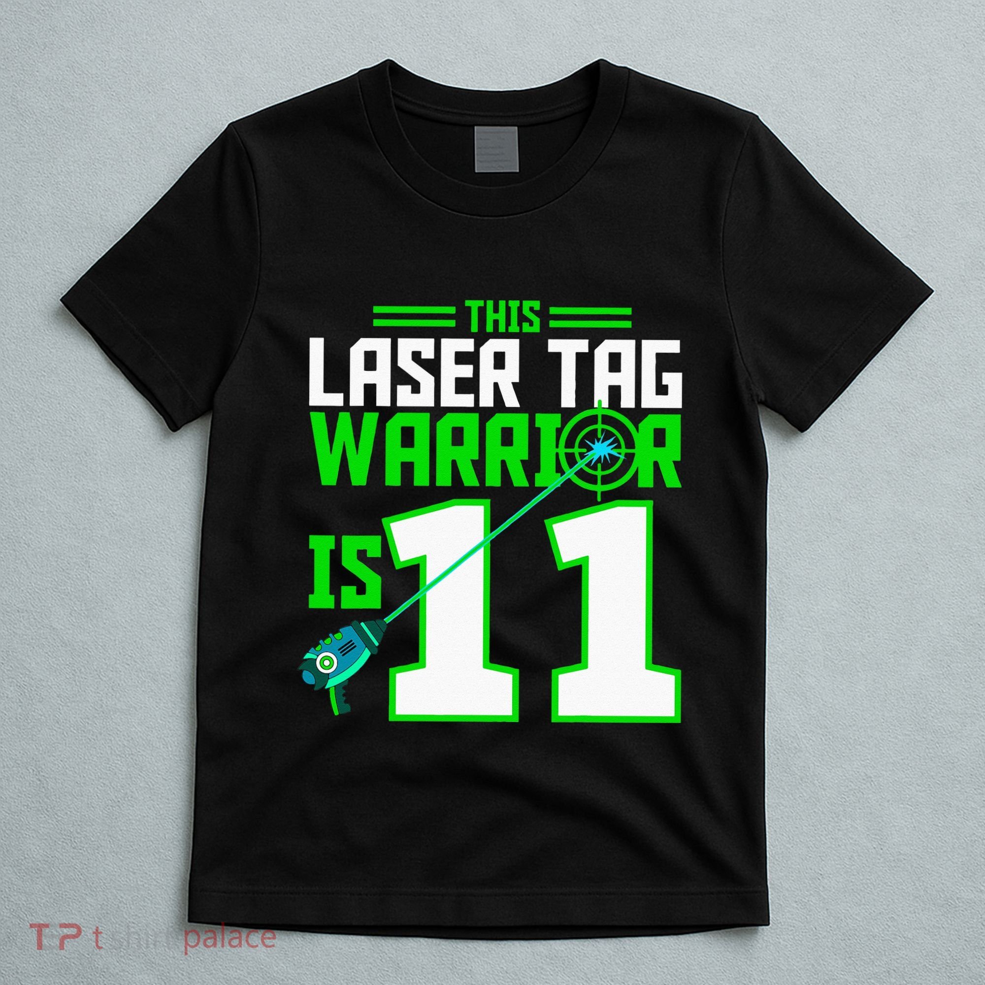 This Laser Tag Warrior Is 11 Gaming Birthday Party T-Shirt