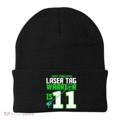 This Laser Tag Warrior Is 11 Gaming Birthday Party Beanie