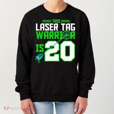 This Laser Tag Warrior Is 20 Gaming Birthday Party Women's Sweatshirt