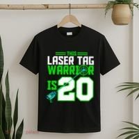 This Laser Tag Warrior Is 20 Gaming Birthday Party T-Shirt thumb 2