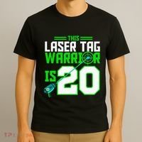 This Laser Tag Warrior Is 20 Gaming Birthday Party T-Shirt thumb 3