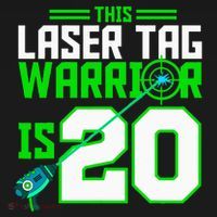 This Laser Tag Warrior Is 20 Gaming Birthday Party T-Shirt thumb 7