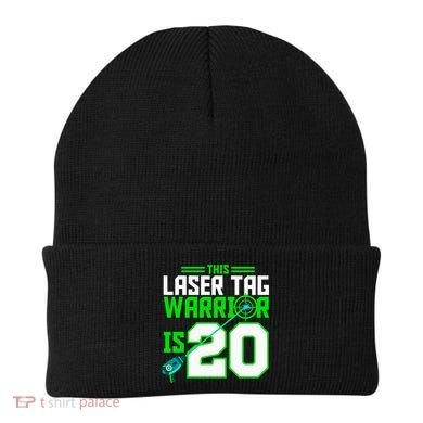 This Laser Tag Warrior Is 20 Gaming Birthday Party Beanie