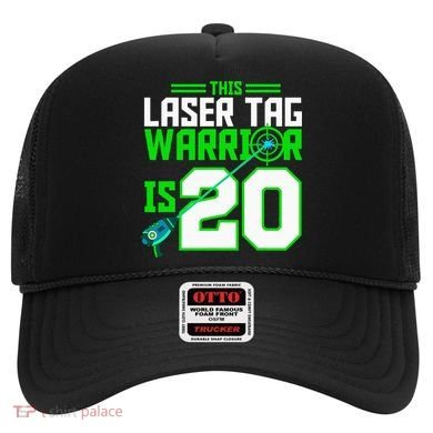This Laser Tag Warrior Is 20 Gaming Birthday Party Hat