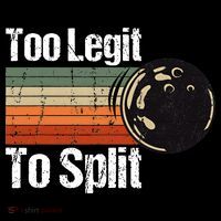 Too Legit To Split Funny Retro Bowling Team Unisex Blower Women's Hoodie thumb 2