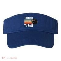 Too Legit To Split Funny Retro Bowling Team Unisex Blower Visor thumb 0