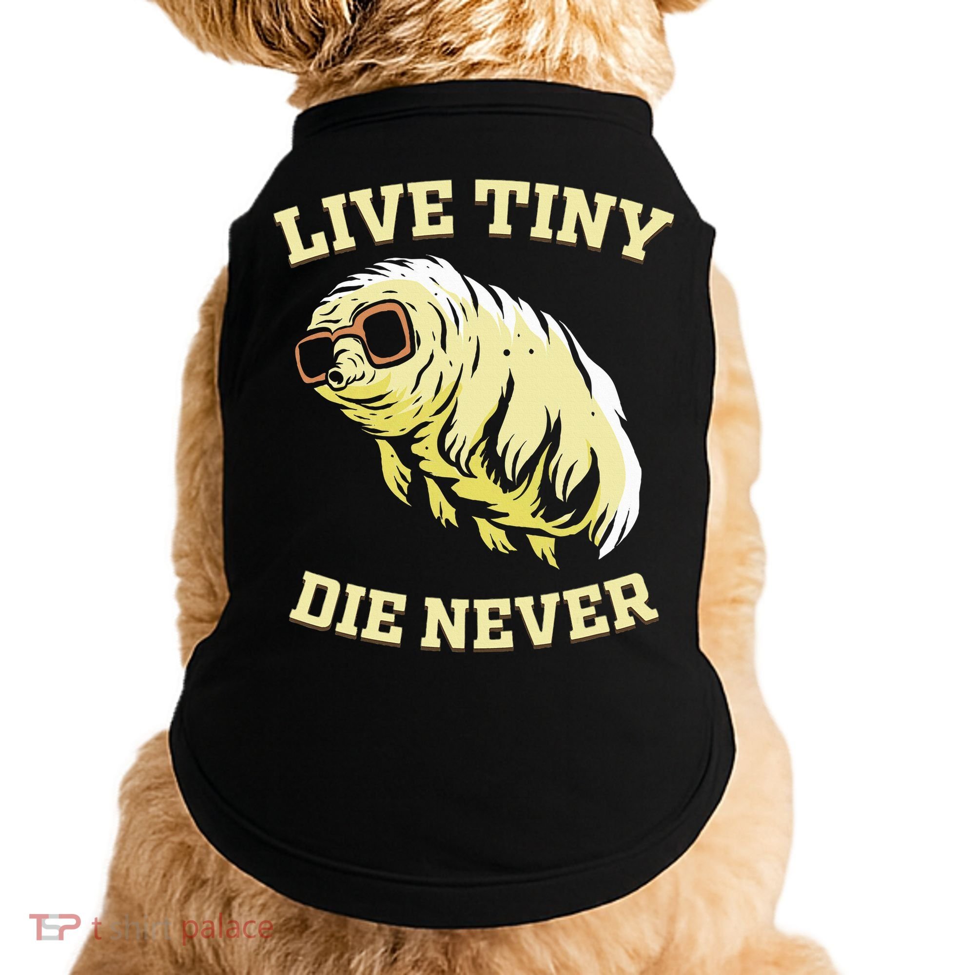 Tardigrade Live Tiny Die Never Water Bear Microbiology Doggie Tank