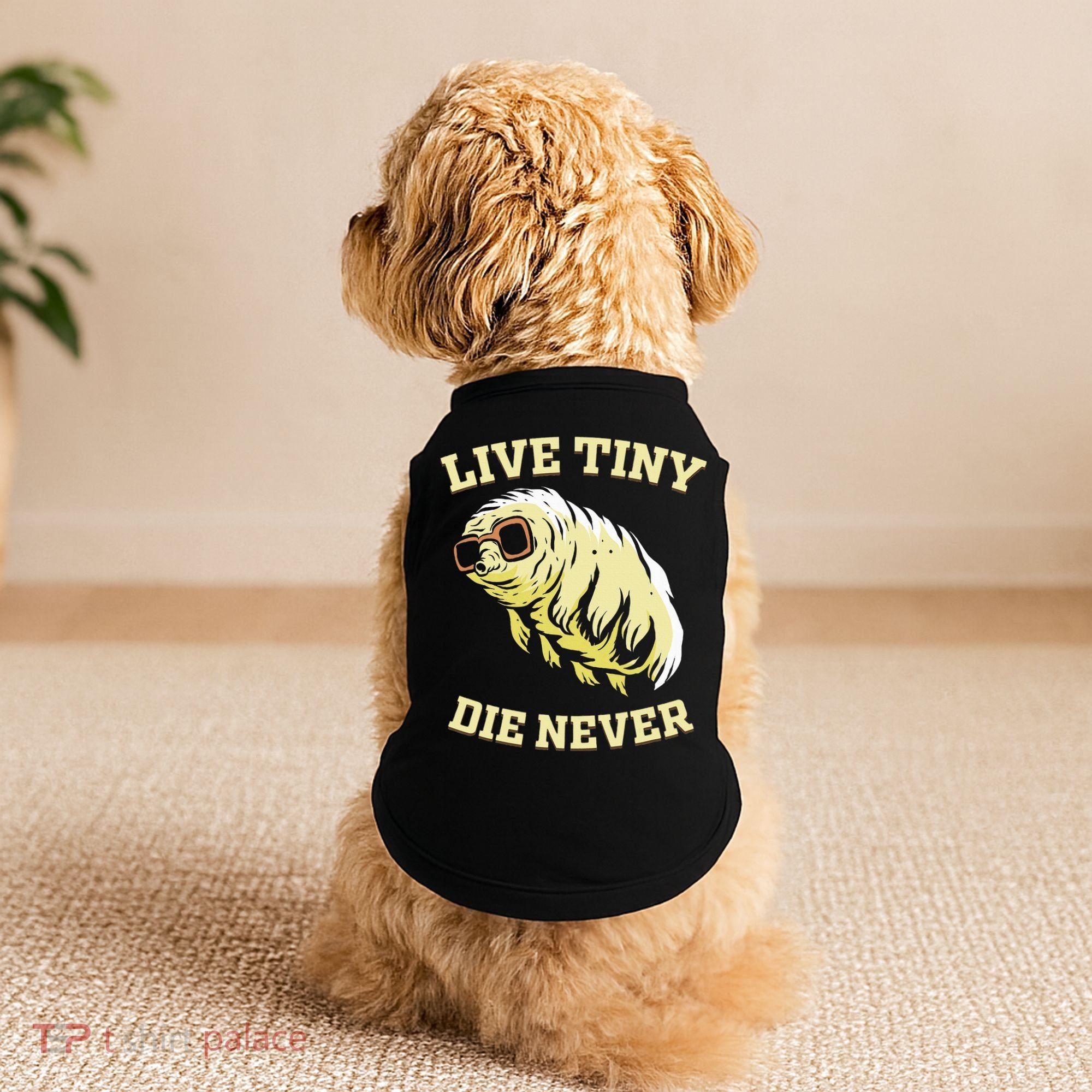 Tardigrade Live Tiny Die Never Water Bear Microbiology Doggie Tank