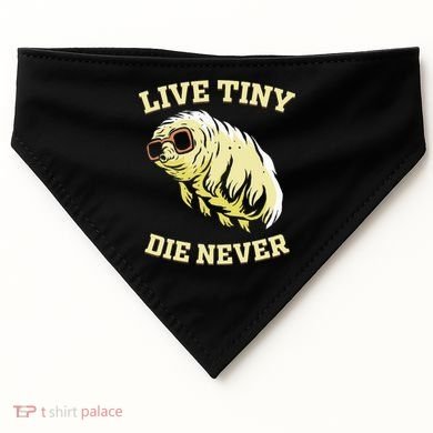 Tardigrade Live Tiny Die Never Water Bear Microbiology USA-Made Doggie Bandana
