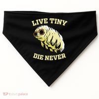 Tardigrade Live Tiny Die Never Water Bear Microbiology USA-Made Doggie Bandana thumb 0
