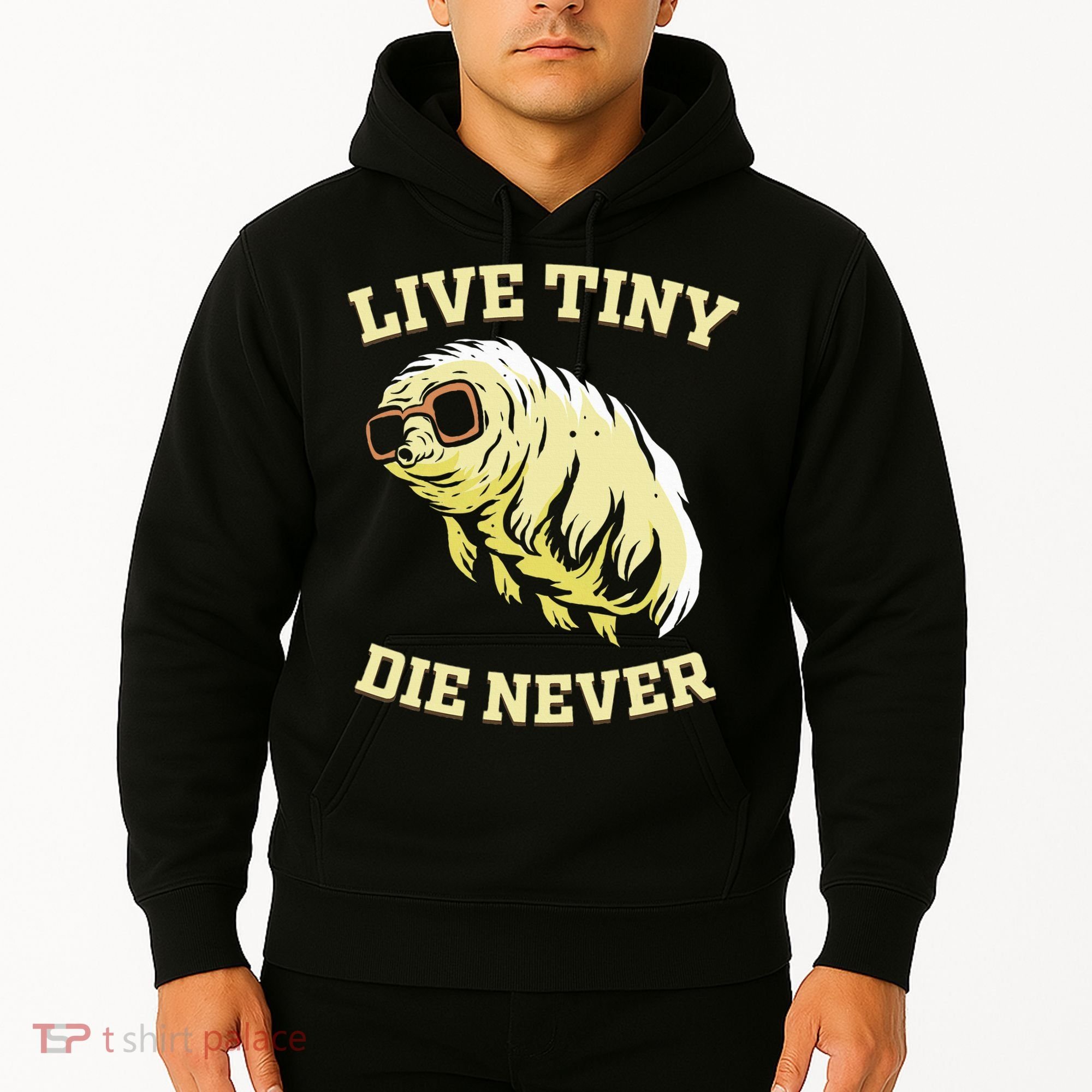 Tardigrade Live Tiny Die Never Water Bear Microbiology Hoodie