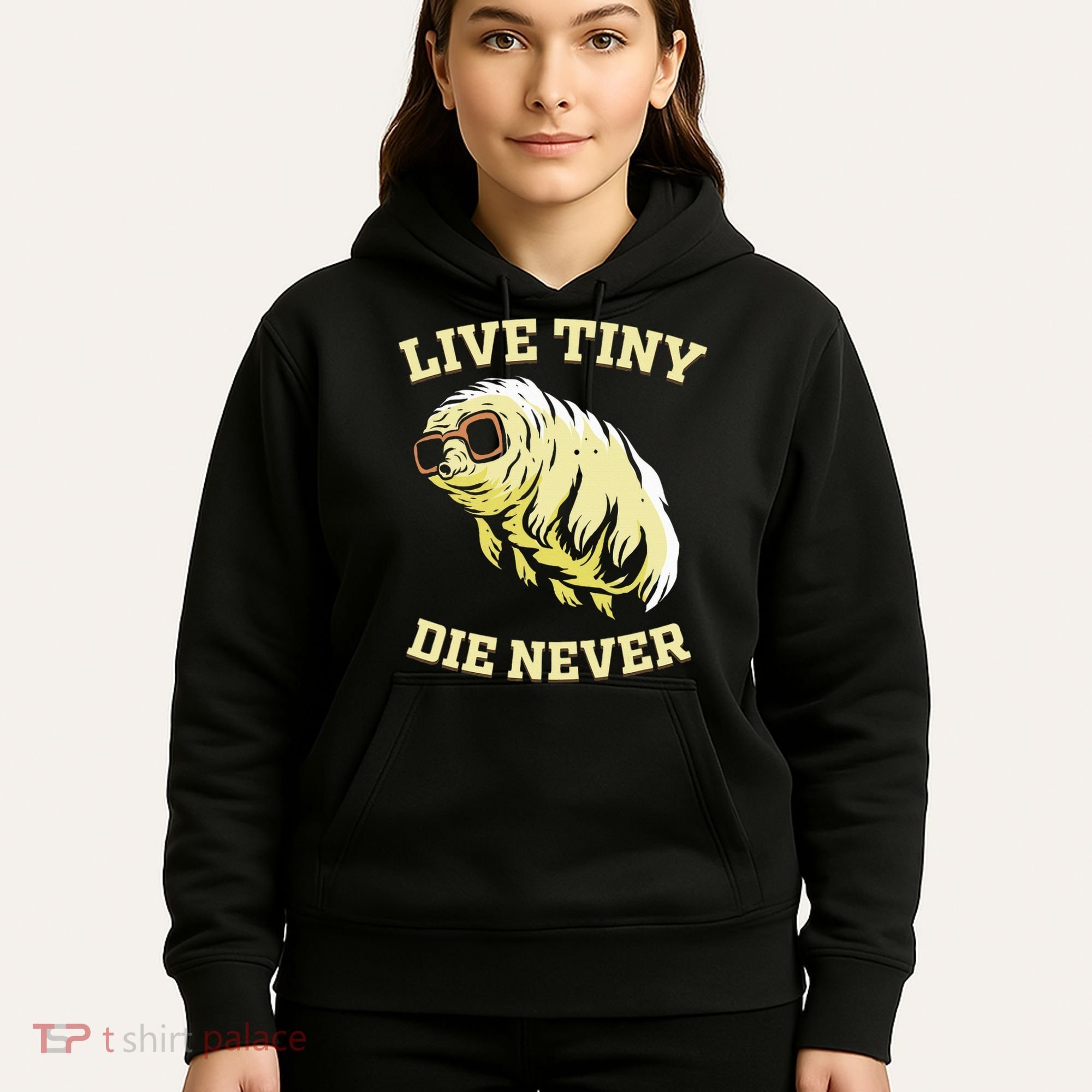 Tardigrade Live Tiny Die Never Water Bear Microbiology Hoodie