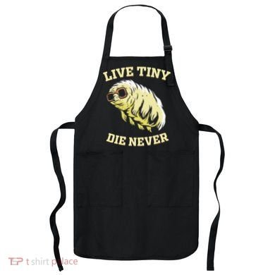Tardigrade Live Tiny Die Never Water Bear Microbiology Apron