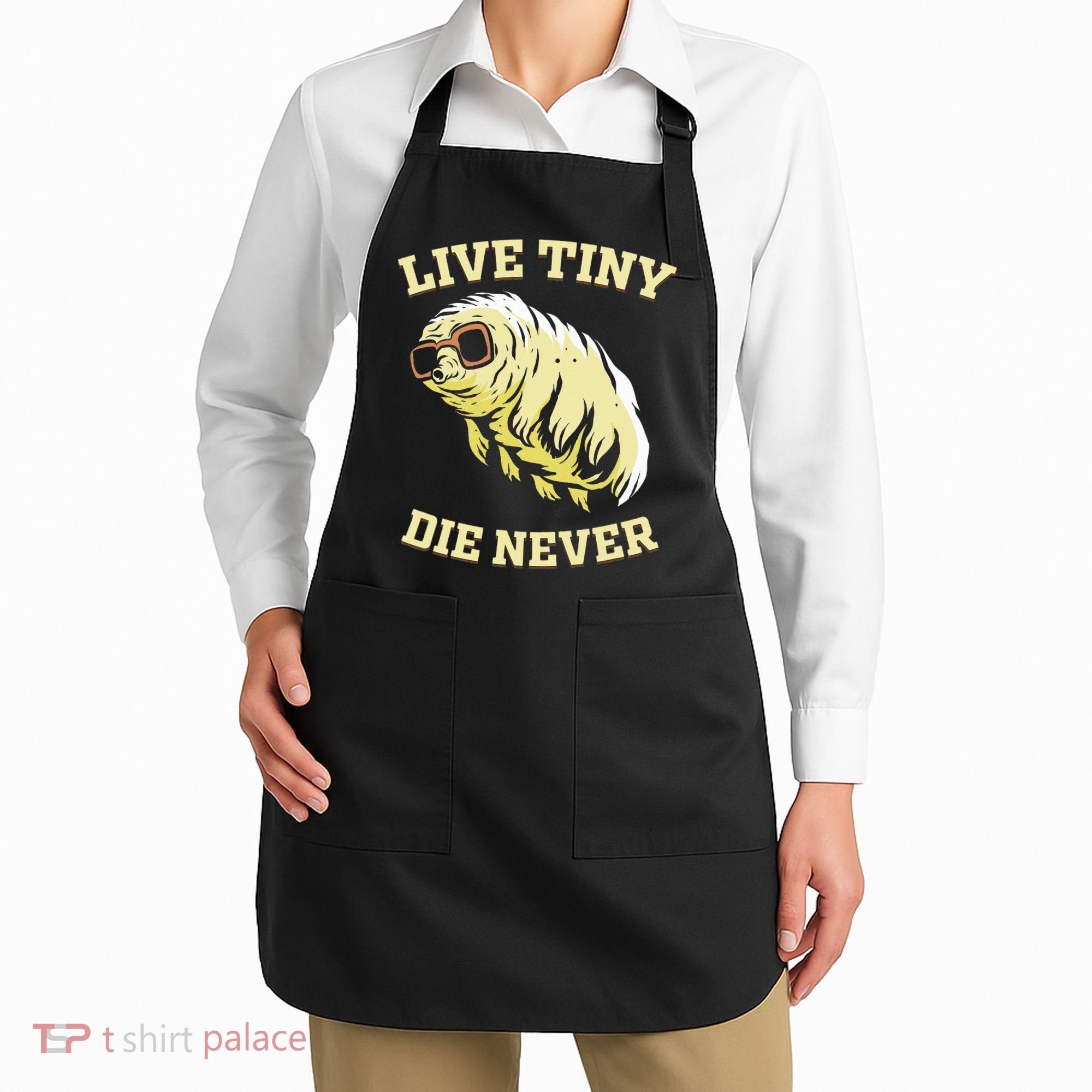 Tardigrade Live Tiny Die Never Water Bear Microbiology Apron
