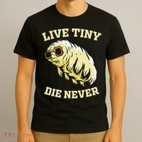 Tardigrade Live Tiny Die Never Water Bear Microbiology T-Shirt thumb 3