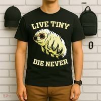 Tardigrade Live Tiny Die Never Water Bear Microbiology T-Shirt thumb 6