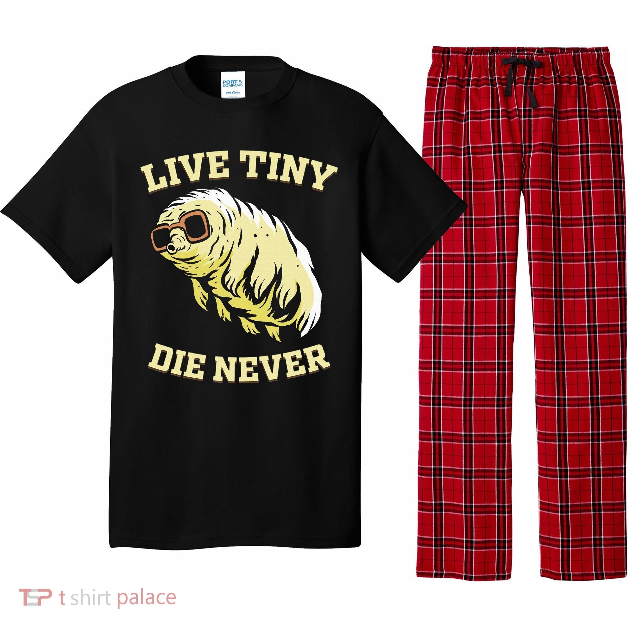 Tardigrade Live Tiny Die Never Water Bear Microbiology Pajama Set