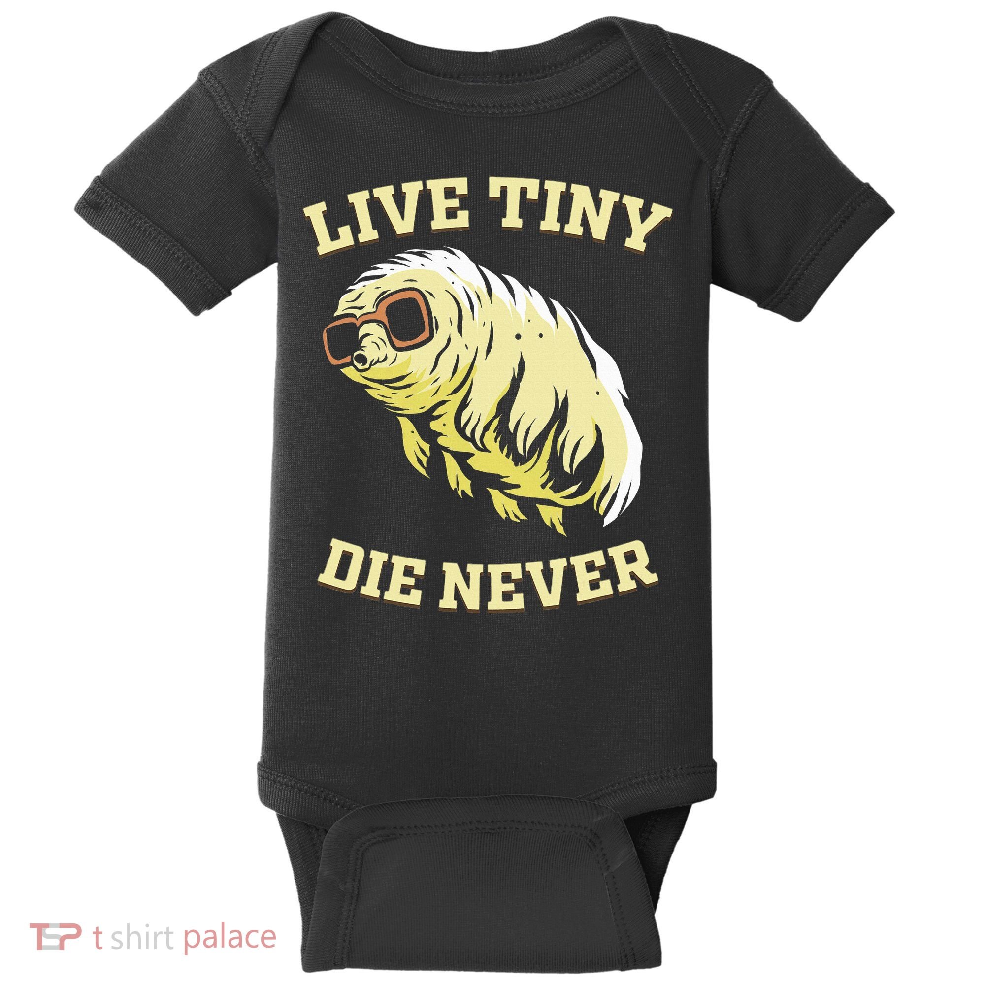 Tardigrade Live Tiny Die Never Water Bear Microbiology Baby Bodysuit